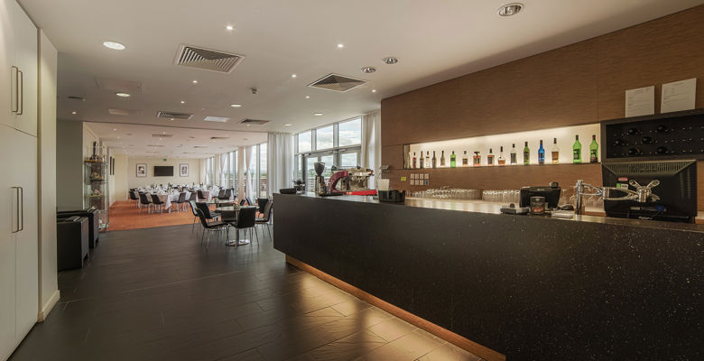 Bar area at the EH15 restaurant.